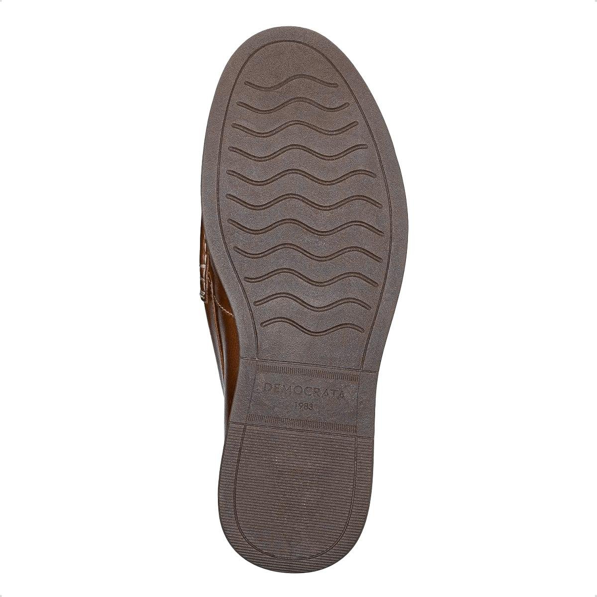 Mocassim de Couro Democrata Masculino Nash 252301 Marrom 4