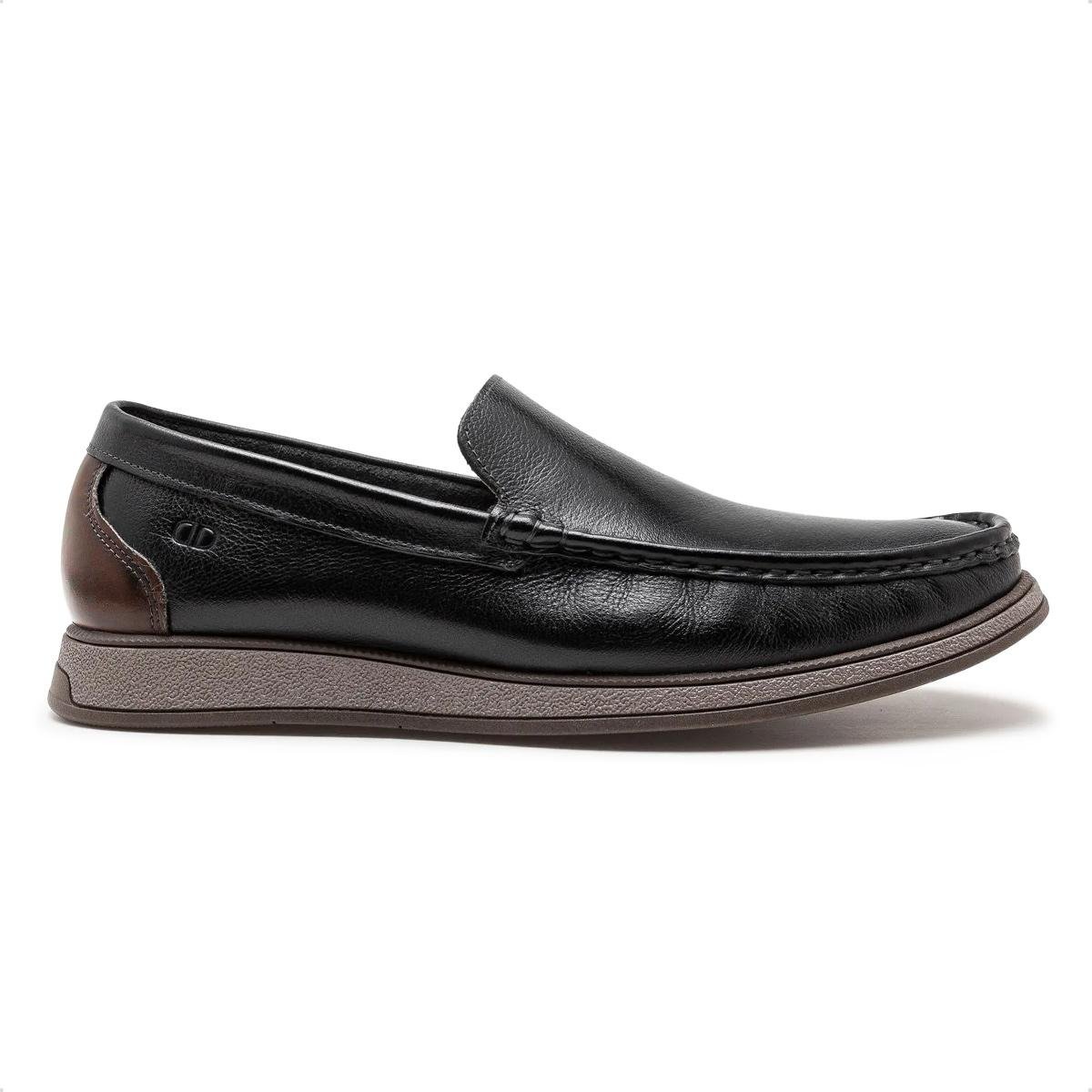 Mocassim de Couro Democrata Masculino Nash 252301