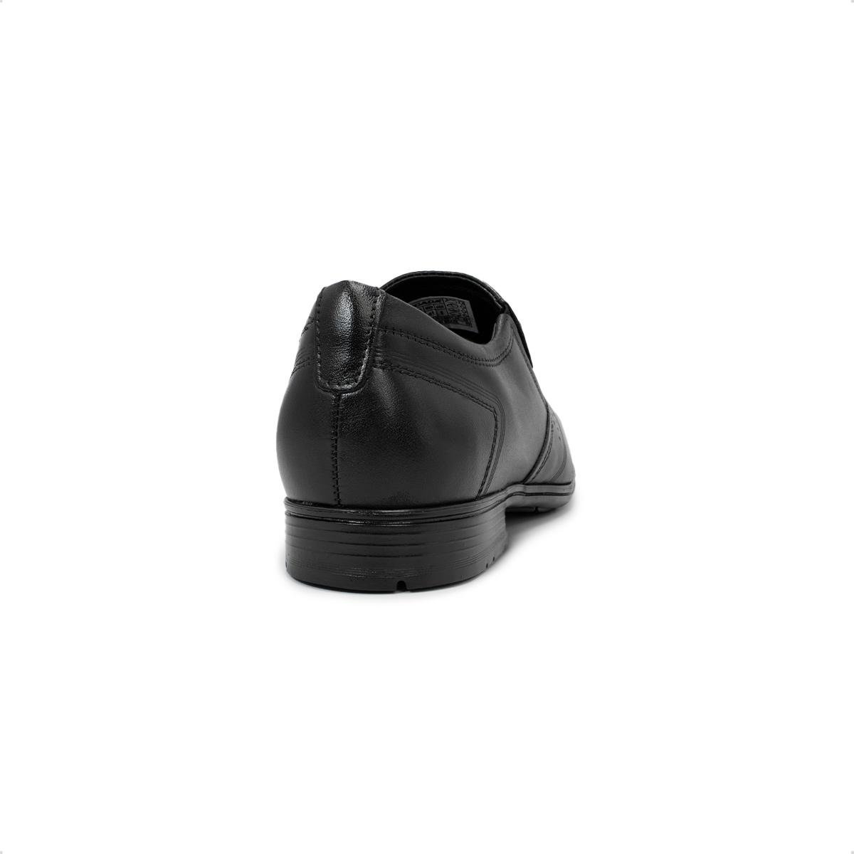Sapato de Couro Pegada Masculino Stretch Preto 4