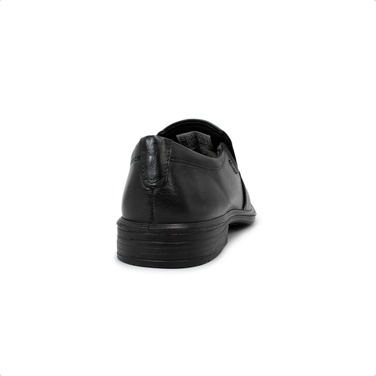 Sapato de Couro Pegada Masculino Anilina Preto 4