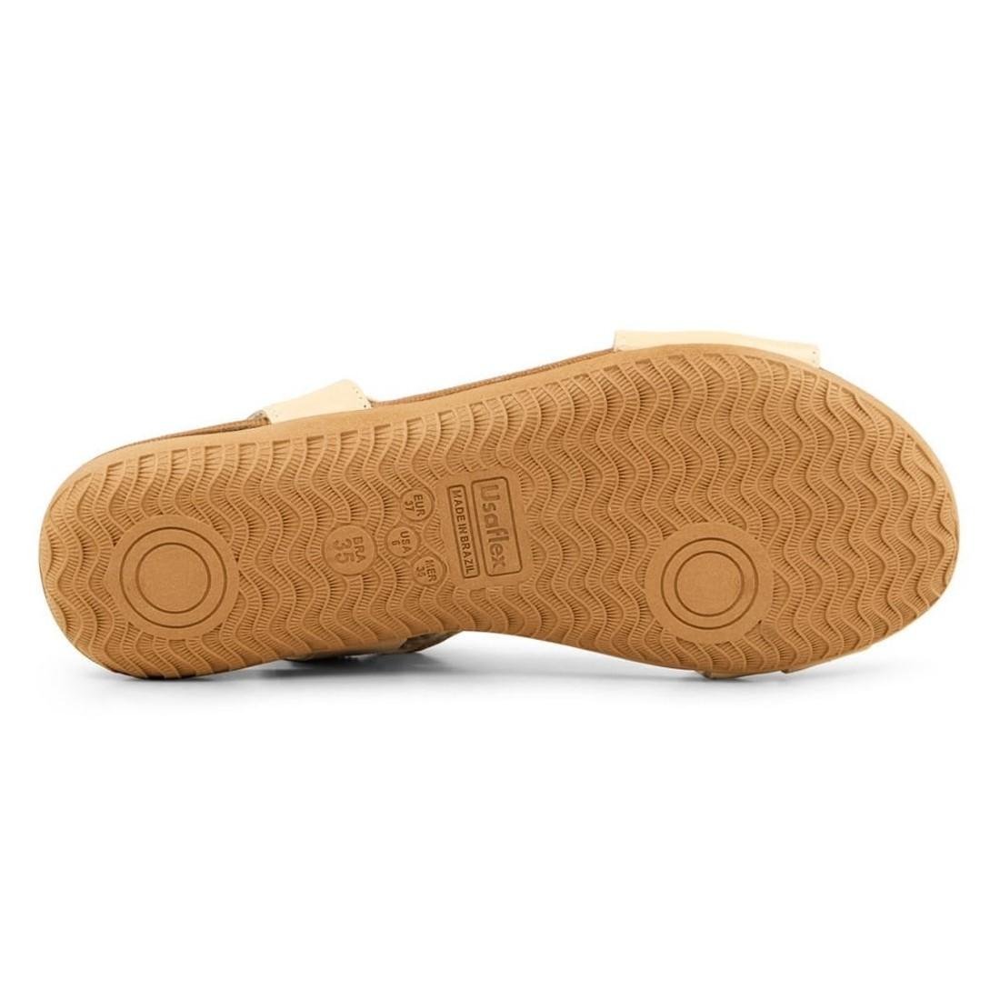 SANDÁLIA FEMININA USAFLEX R1804 Bege 5