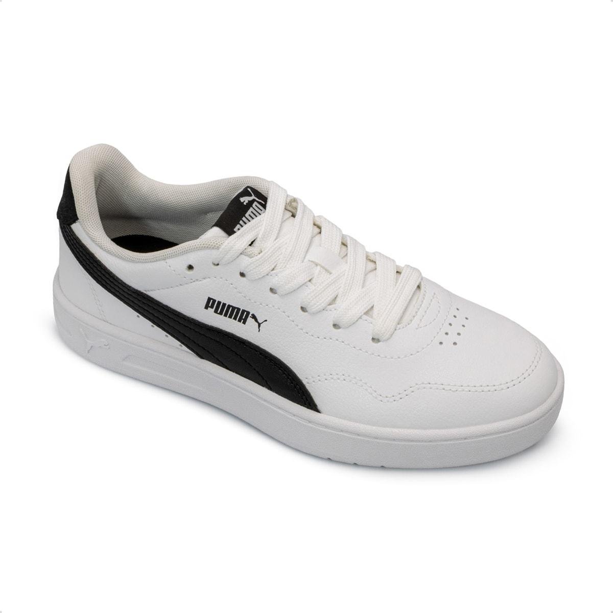 Tênis Puma Feminino Court Lally BDP Branco/Preto 2