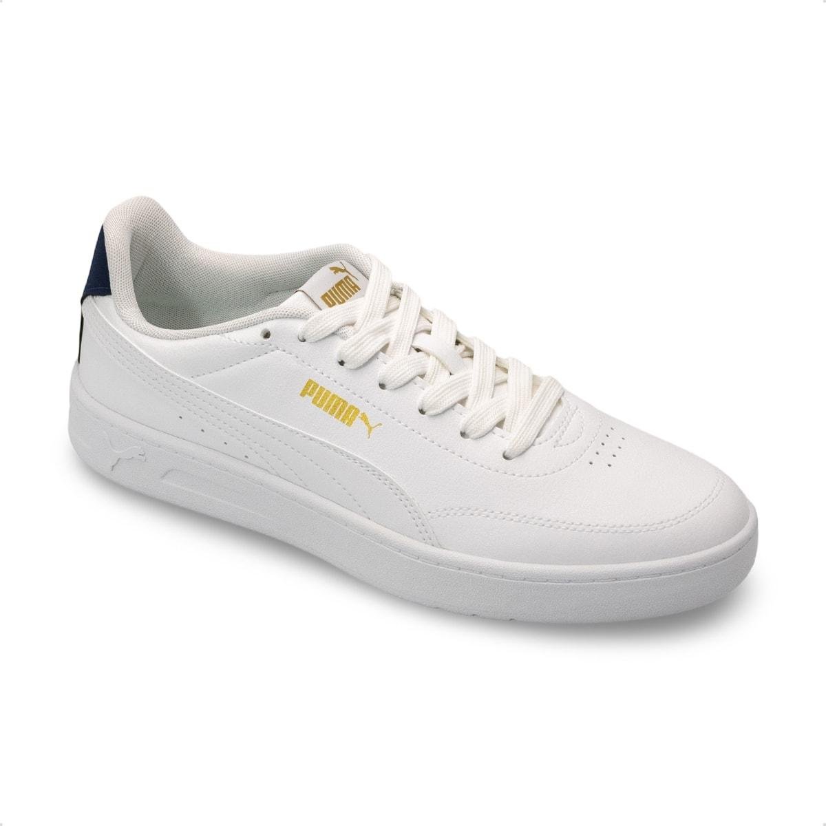 Tênis Puma Unissex Court Classic Clean BDP Branco/Azul 2