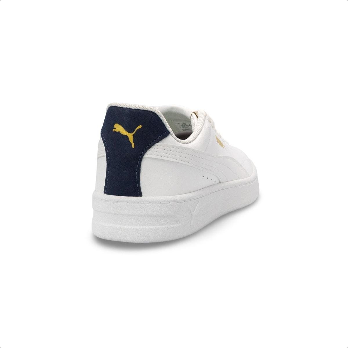 Tênis Puma Unissex Court Classic Clean BDP Branco/Azul 4