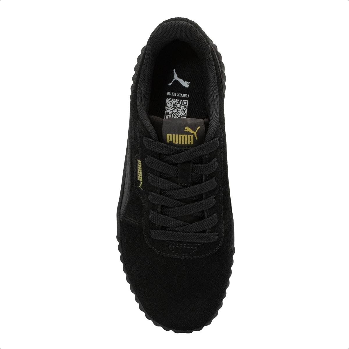 Tênis Puma Feminino Carina 3.0 SD BDP Preto/Dourado 3