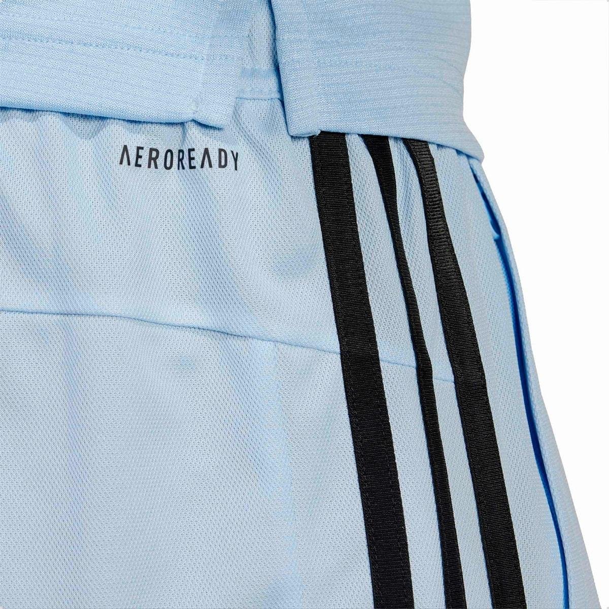 Shorts Adidas Masculino Treino Essentials Piquet 3-Stripes Azul 3