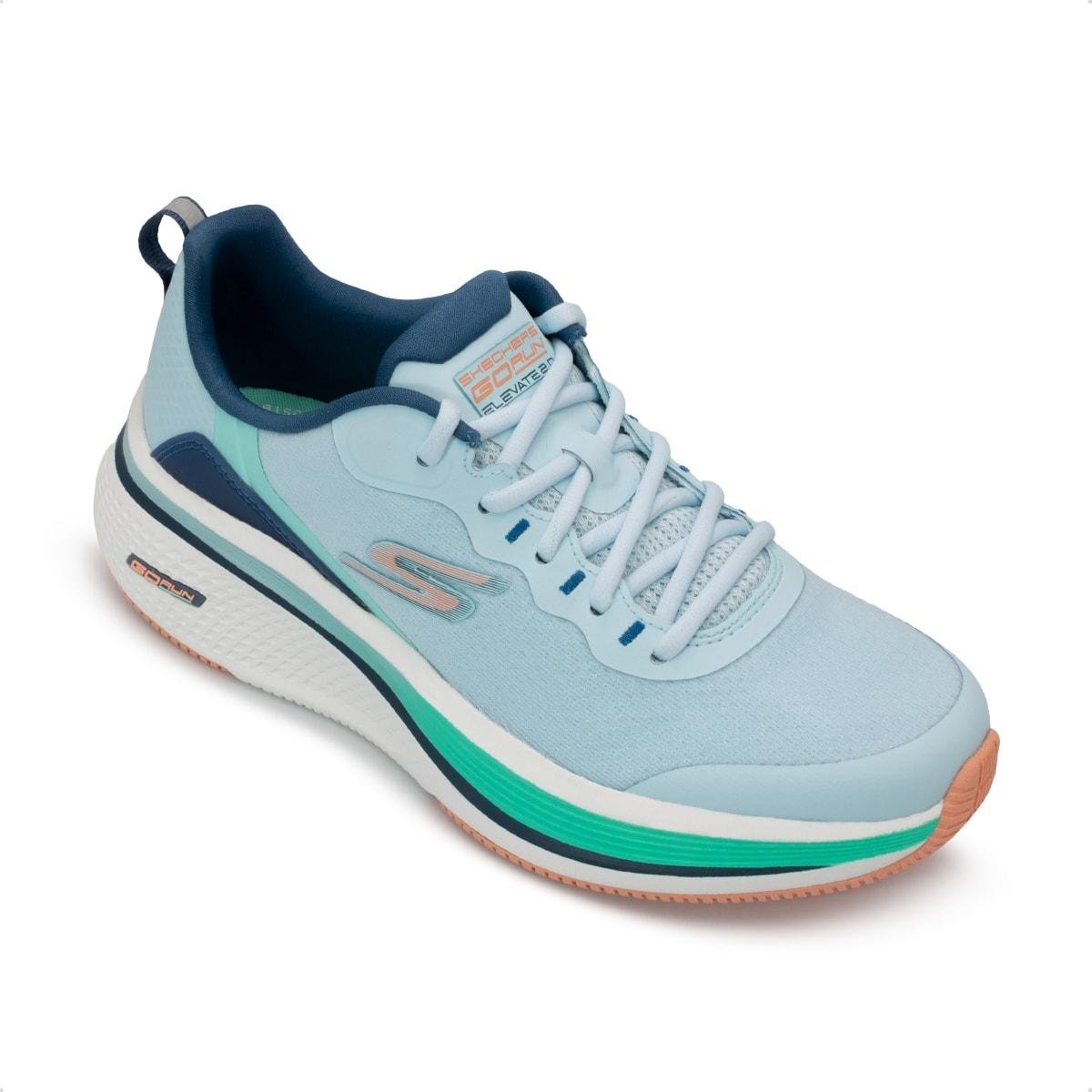 Tênis Skechers Feminino Go Run Elevate 2.0 - Cardona Corrida Azul 2