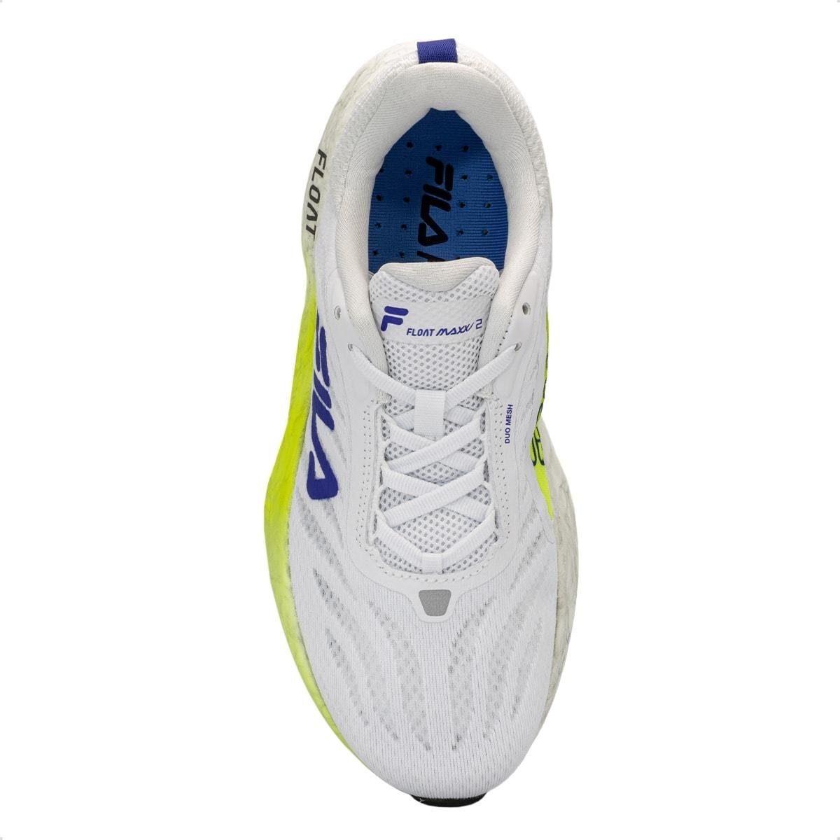 Tênis Fila Feminino Float Maxxi 2 Corrida Branco/Amarelo 3