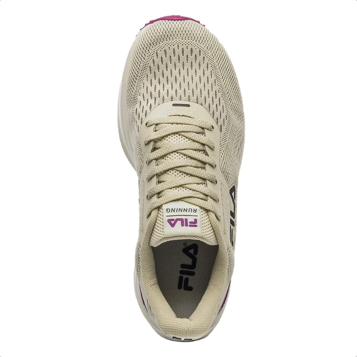 Tênis Fila Feminino Fastness Corrida Bege 3