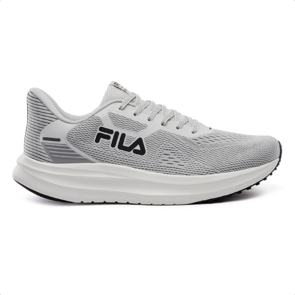 Tênis Fila Masculino Fastness Corrida Cinza Claro 1