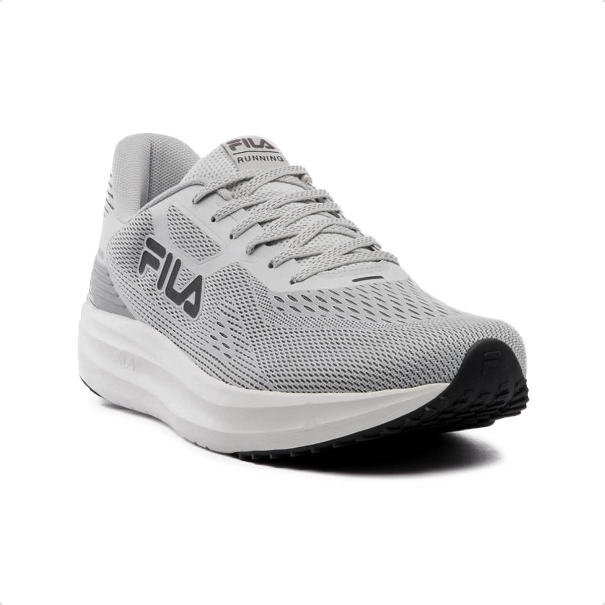 Tênis Fila Masculino Fastness Corrida Cinza Claro 2