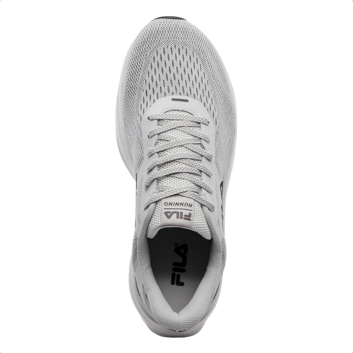 Tênis Fila Masculino Fastness Corrida Cinza Claro 3