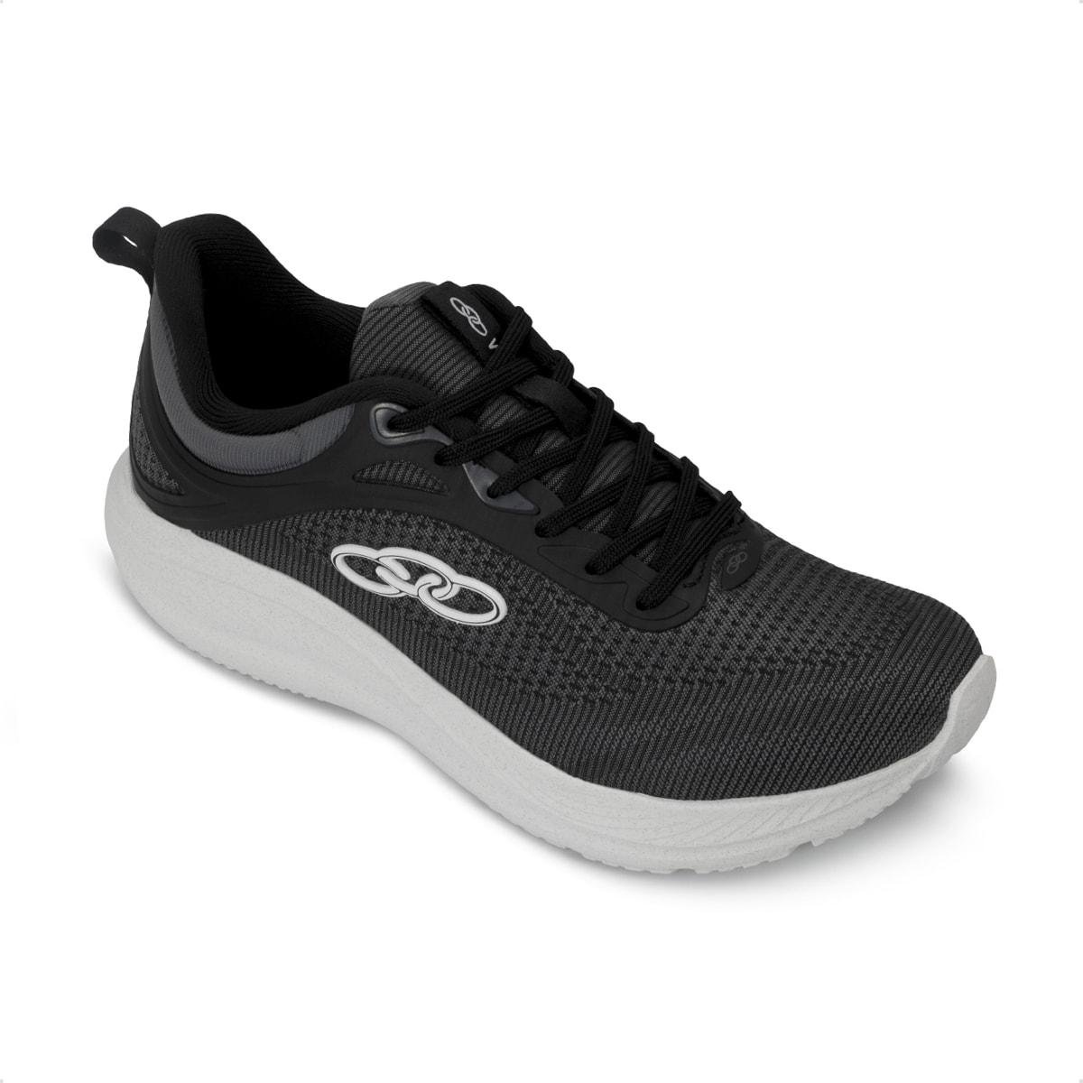 Tênis Olympikus Feminino Vibe Caminhada Grafite/Preto 2