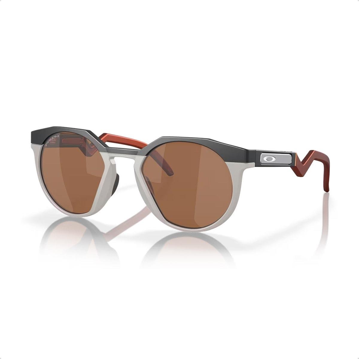 Óculos de Sol Oakley Unissex HSTN Prizm Tungsten Marrom 2