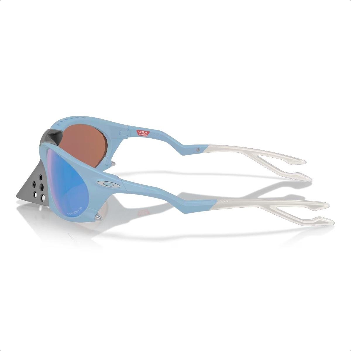 Óculos de Sol Oakley Unissex Plantaris Prizm Deep Water Polarized Azul Claro 3