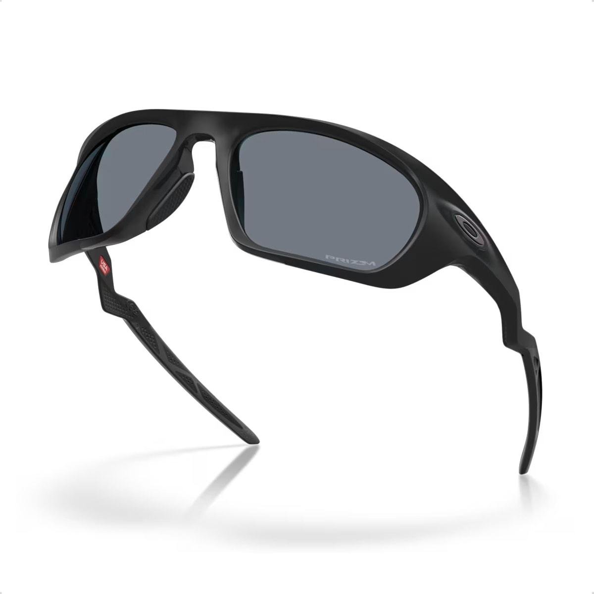 Óculos de Sol Oakley Unissex Lateralis Prizm Grey Preto 4