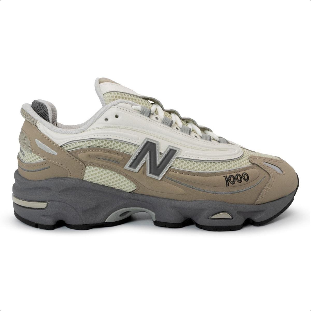 Tênis New Balance Unissex 1000 Casual Bege/Marrom 1