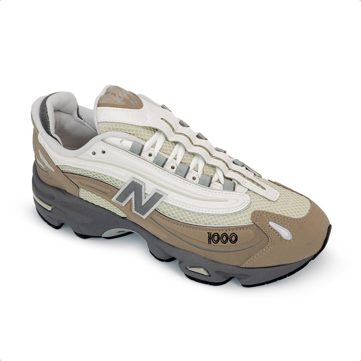 Tênis New Balance Unissex 1000 Casual Bege/Marrom 2