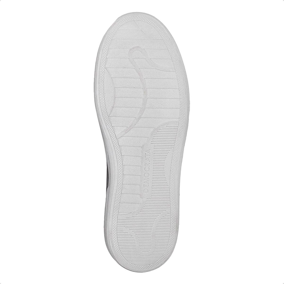 Sapatênis de Couro Democrata Masculino Clay 290302 Preto 4