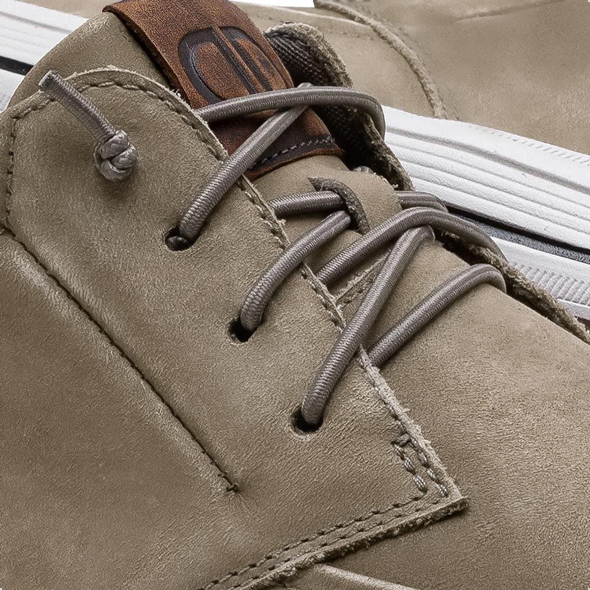 Sapatênis de Couro Democrata Masculino Clay 290302 Marrom Claro 3