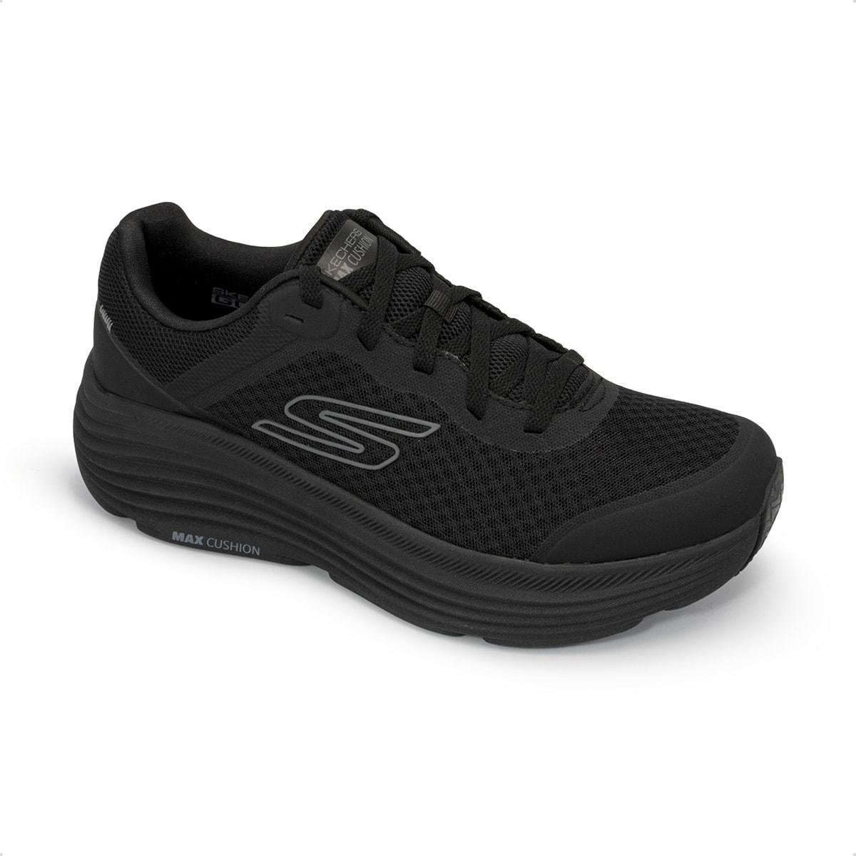 Tênis Skechers Feminino Max Cushioning Endeavour Corrida Preto 2