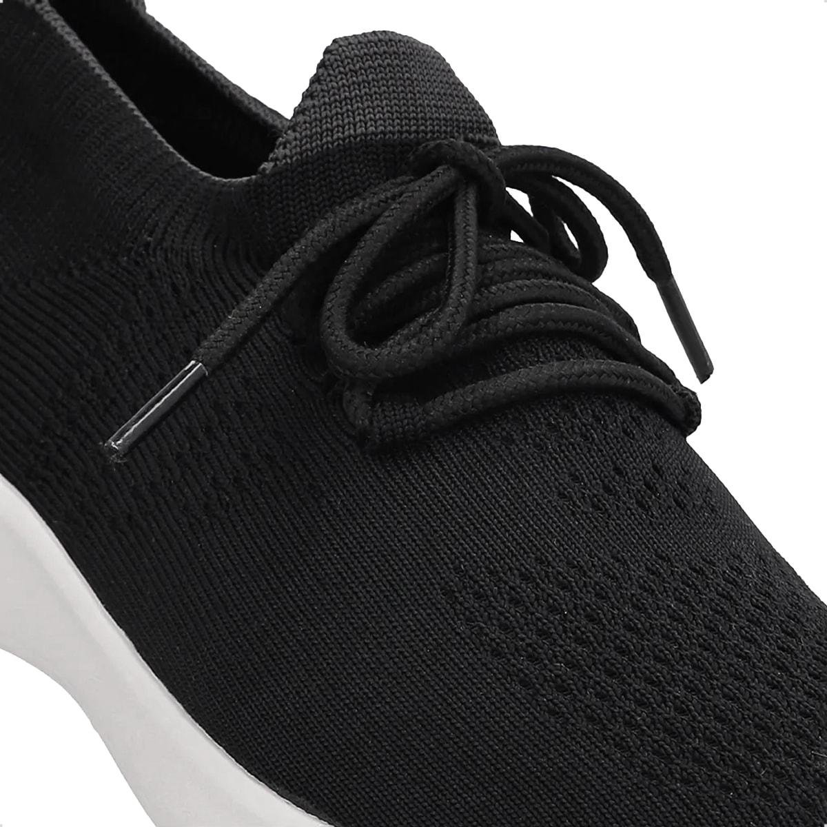 Tênis Usaflex Feminino Tricot UD03001 Preto 3