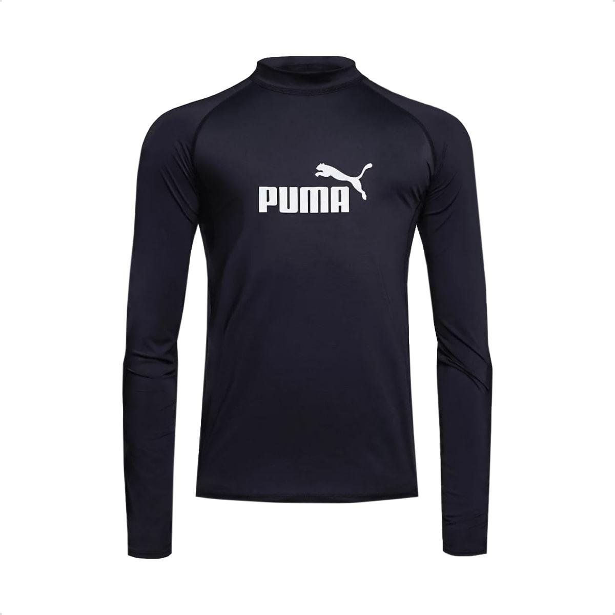 Camiseta Puma Masculina Manga Longa UV50+ 26080.002