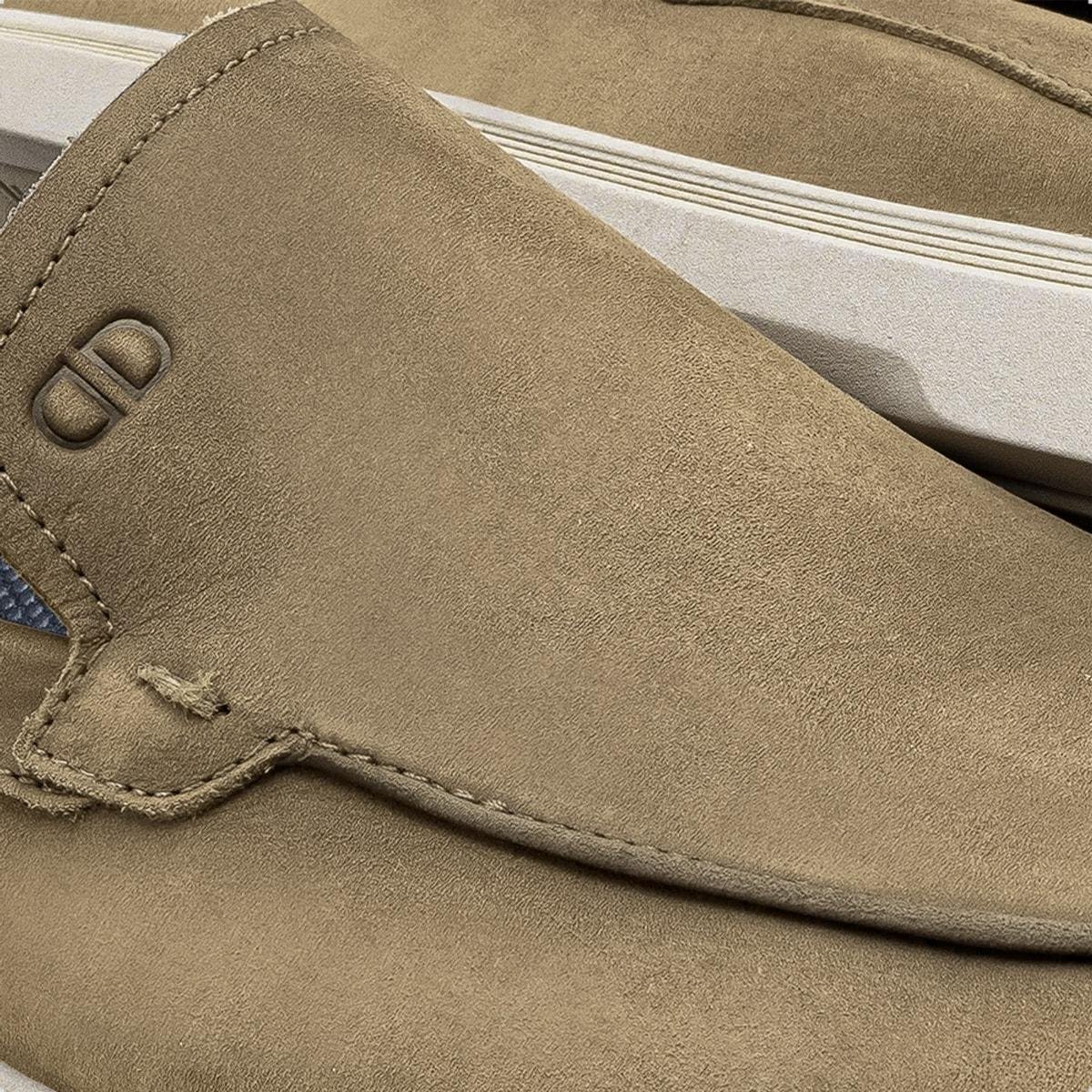 Mule de Couro Democrata Masculino Tulum 647102 Bege 3