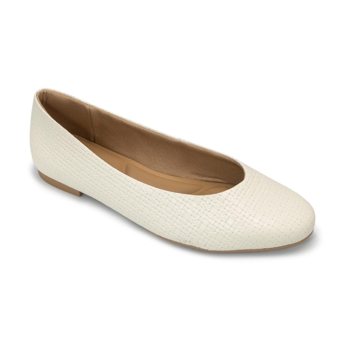 Sapatilha Usaflex Feminina Couro Casual UD08001 Off White 2