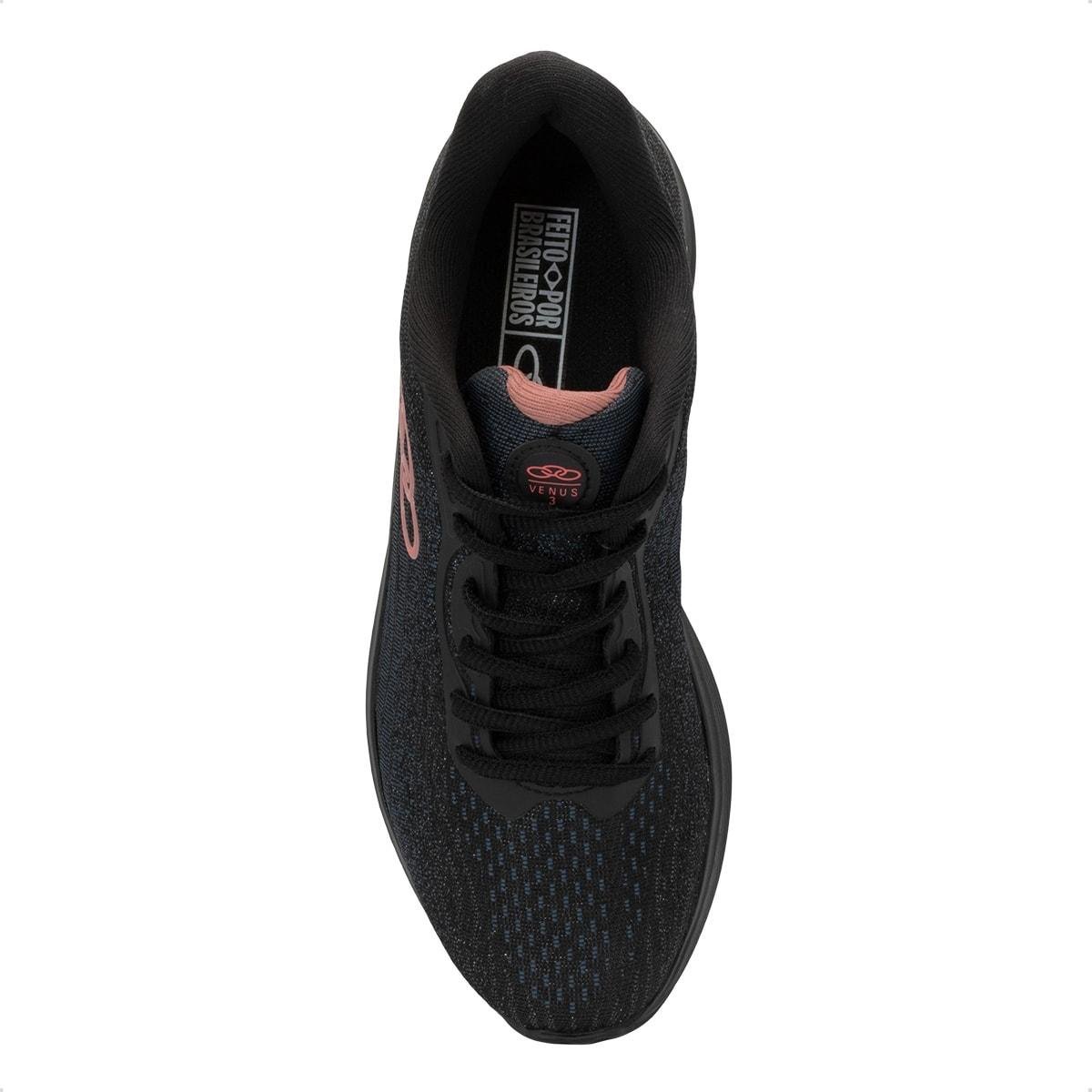 Tênis Olympikus Feminino Venus 3 Preto/Azul 3
