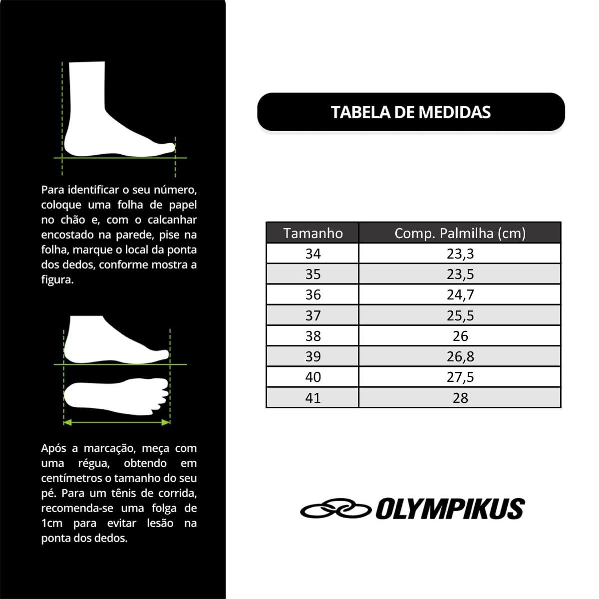 Tênis Olympikus Feminino Venus 3 Preto/Azul 6