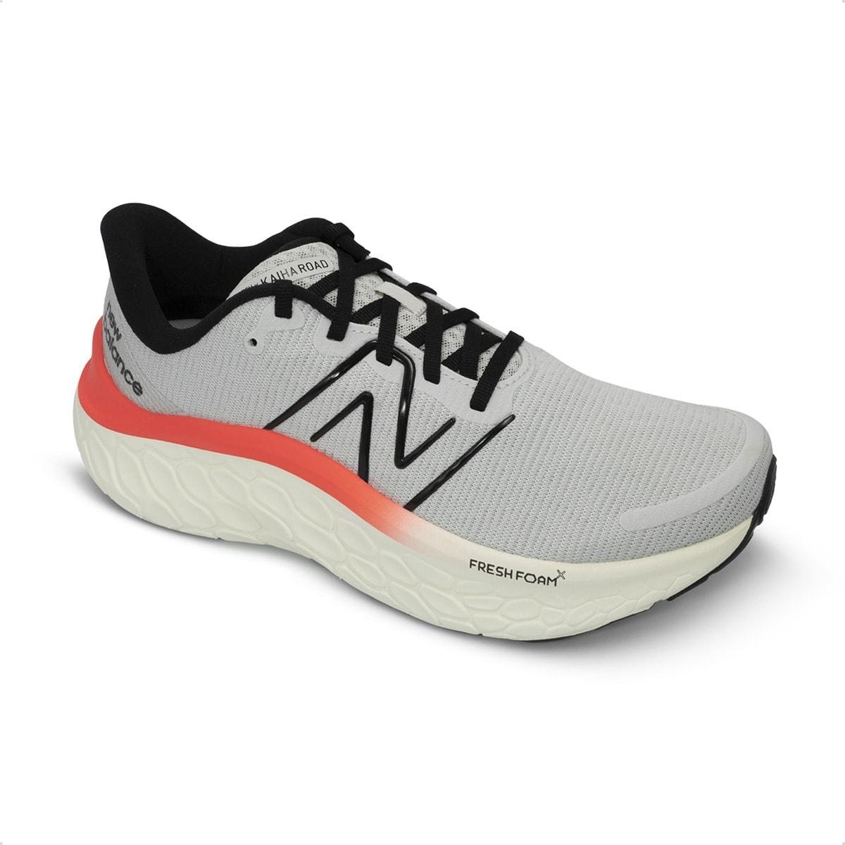 Tênis New Balance Masculino Fresh Foam X Kaiha Road Corrida Cinza Claro 2