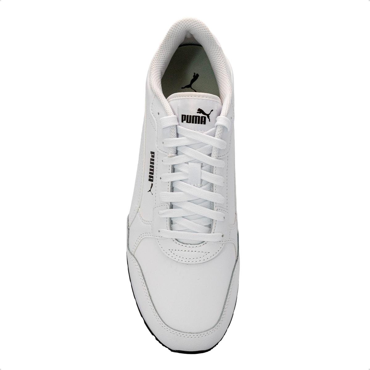 Tênis Puma Unissex St Runner V4 L Branco/Preto 3