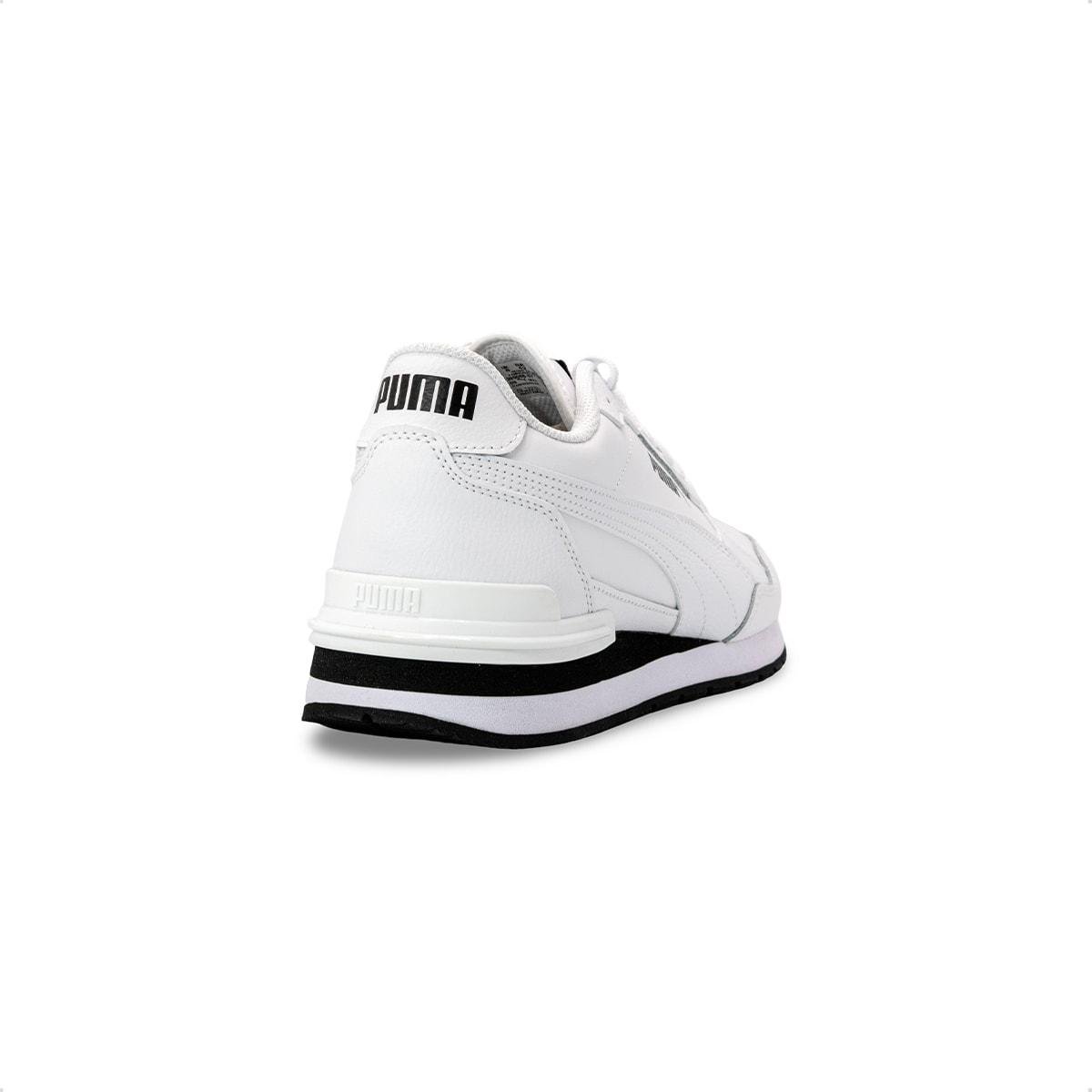 Tênis Puma Unissex St Runner V4 L Branco/Preto 4