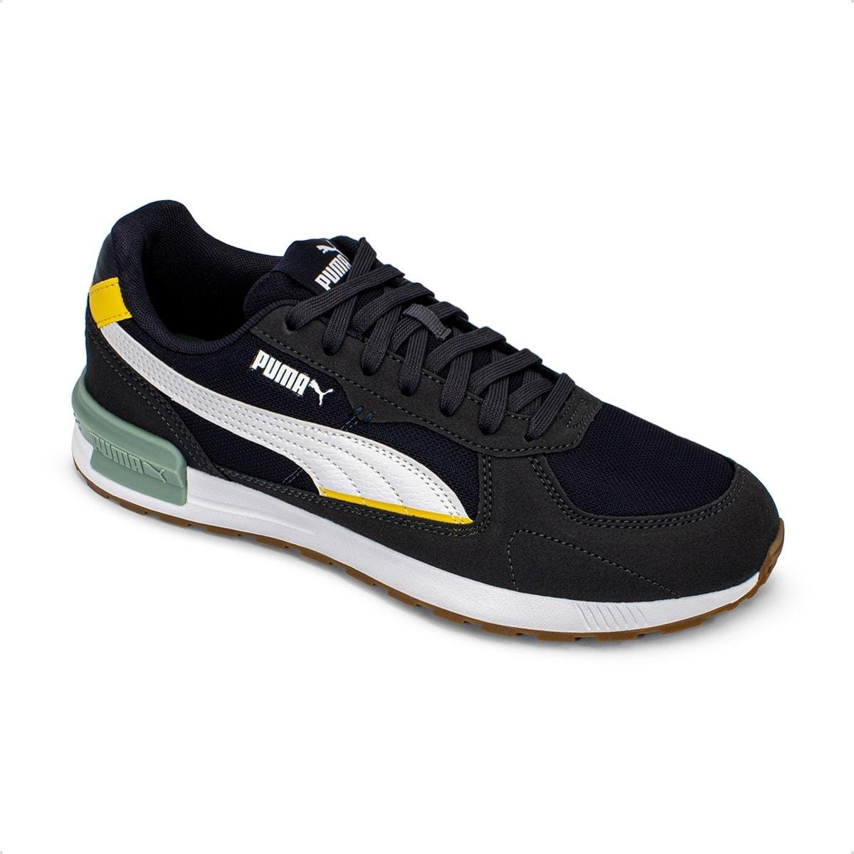 Tênis Puma Unissex Graviton Marinho/Amarelo 2