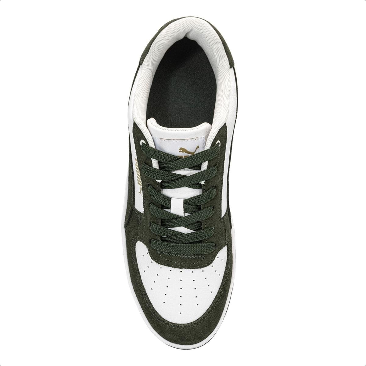 Tênis Puma Unissex Caven 2.0 Mono BDP Branco/Verde Escuro 3