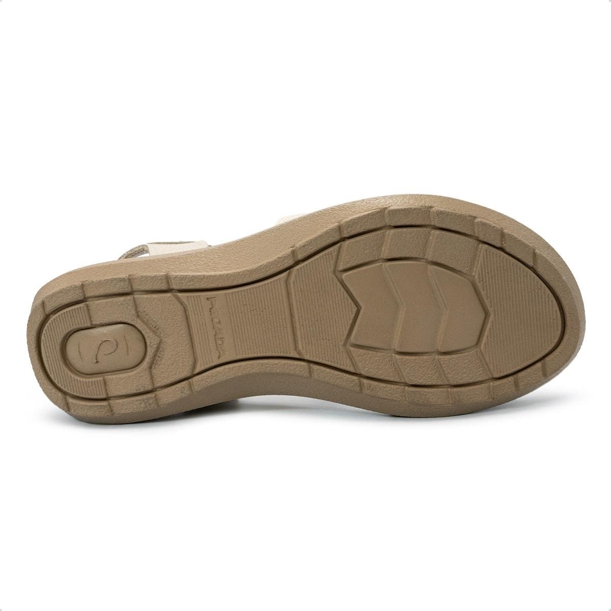 Sandália Pegada Feminina em Couro 232711 Areia 5