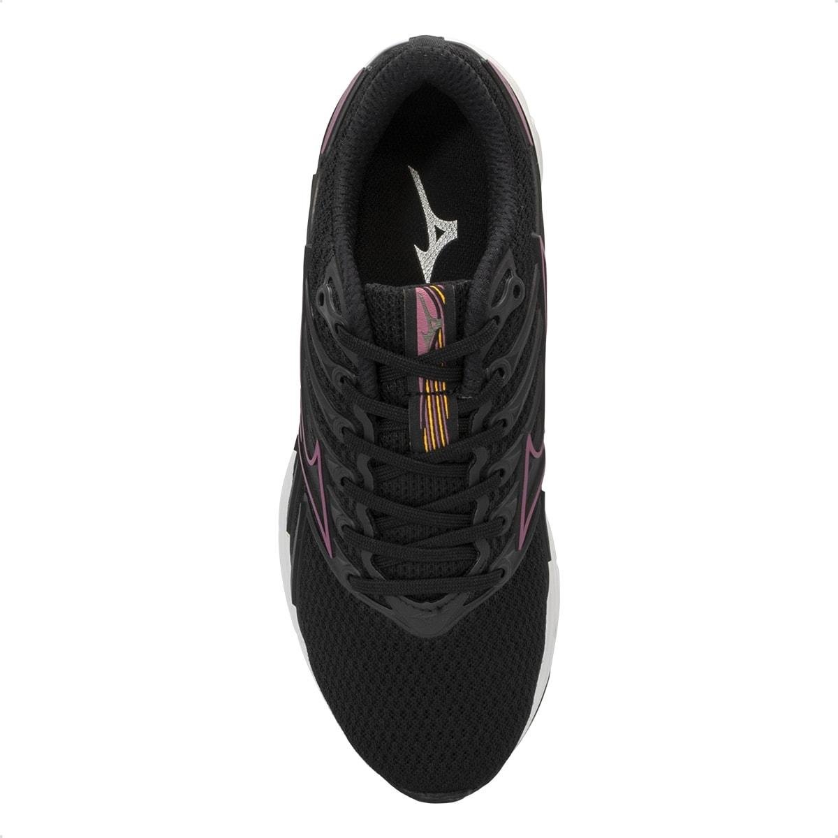 Tênis Mizuno Feminino Jet 8 Corrida Preto/Roxo 3