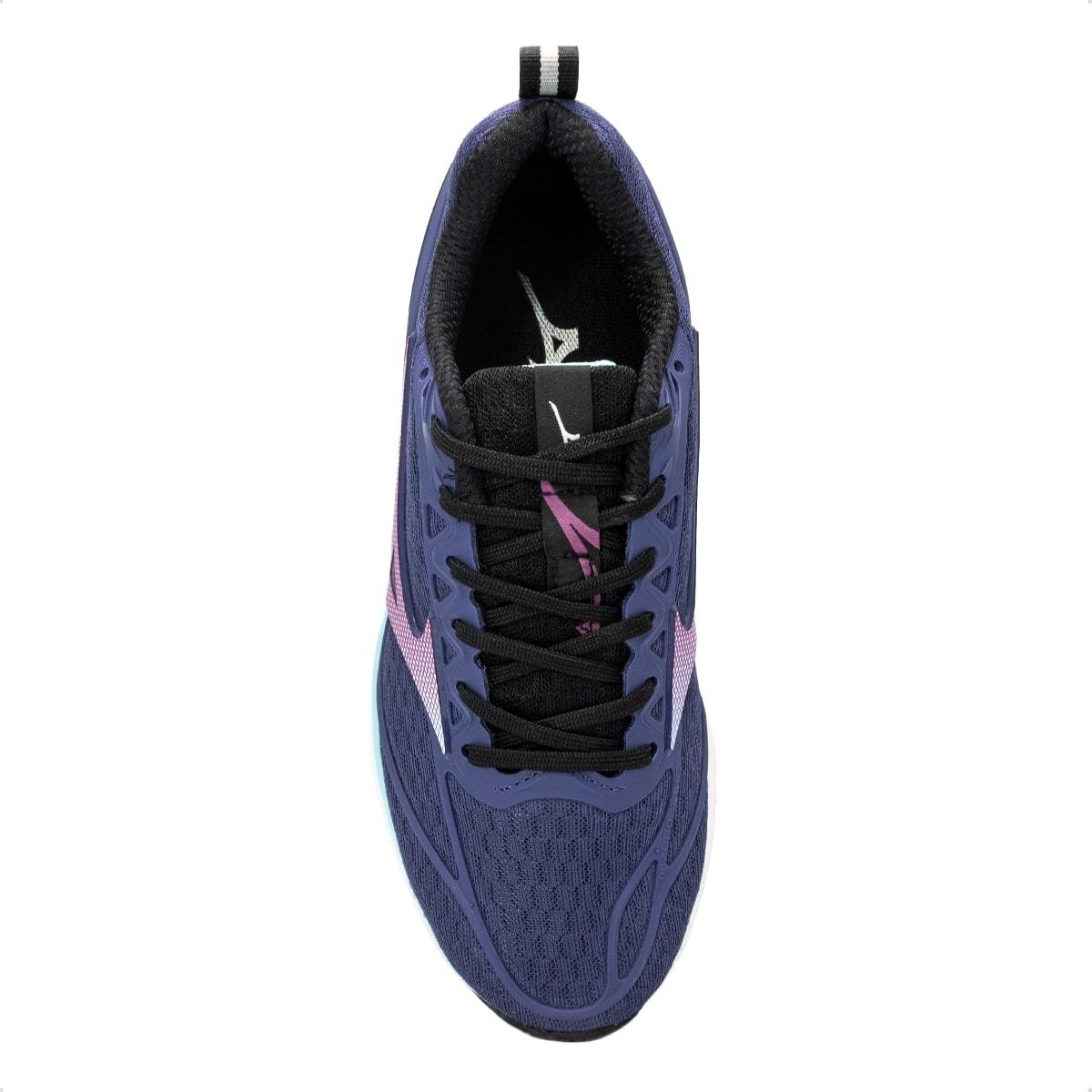 Tênis Mizuno Feminino Space 5 Corrida Azul/Roxo 3
