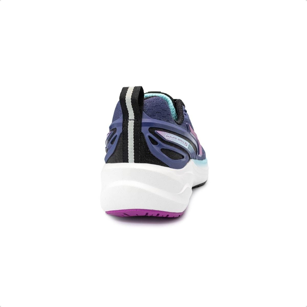 Tênis Mizuno Feminino Space 5 Corrida Azul/Roxo 4