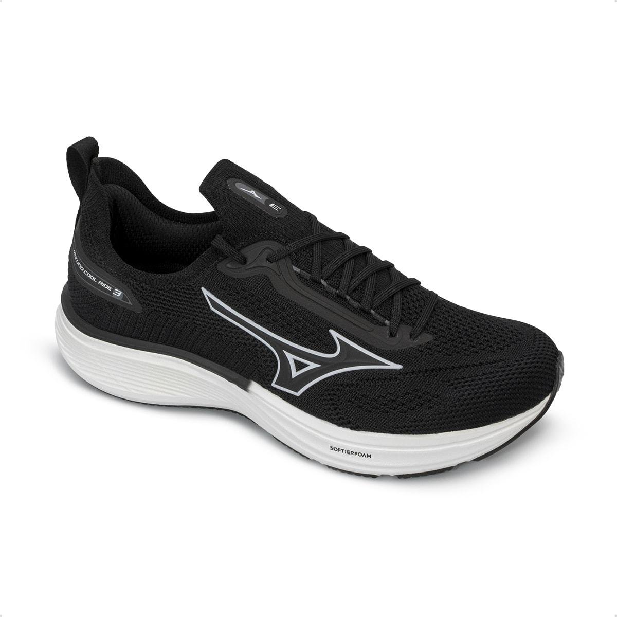 Tênis Mizuno Unissex Cool Ride 3 Corrida Preto 2