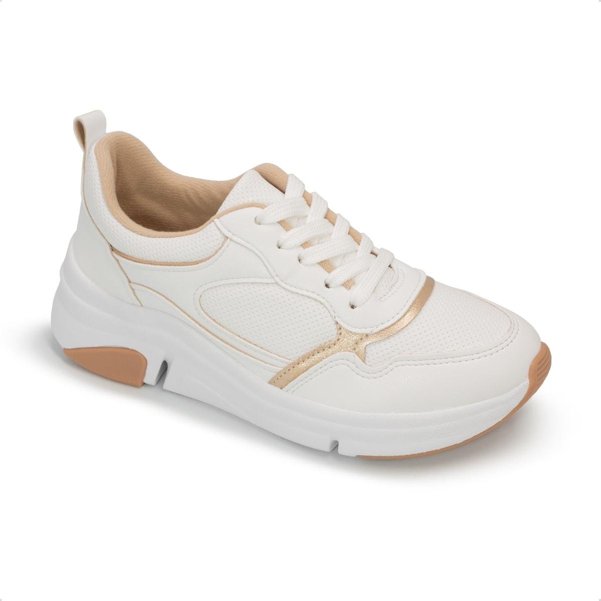 Tênis Modare Feminino Np Suprem Met Lodon 7401.103 Branco/Bege 2