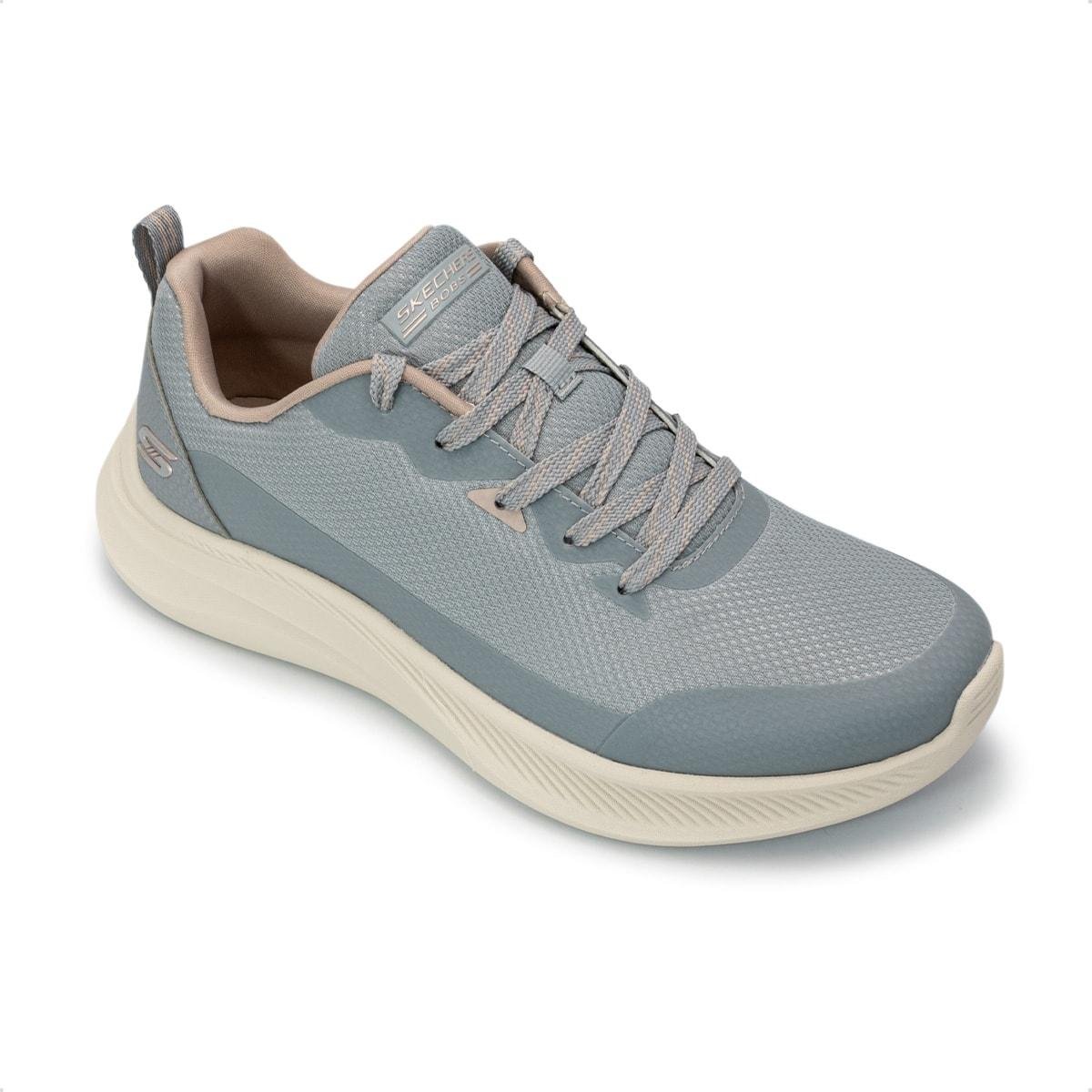 Tênis Skechers Feminino Bobs Moda Flex Treino Azul Claro 2
