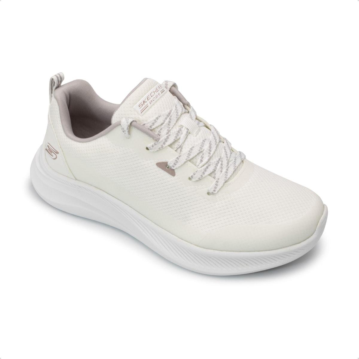 Tênis Skechers Feminino Bobs Moda Flex Treino Branco 2