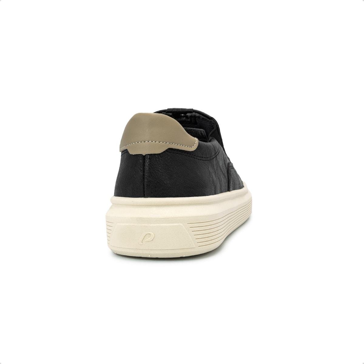 Sapatênis Pegada Masculino em Microfibra Casual 172106 Preto 4
