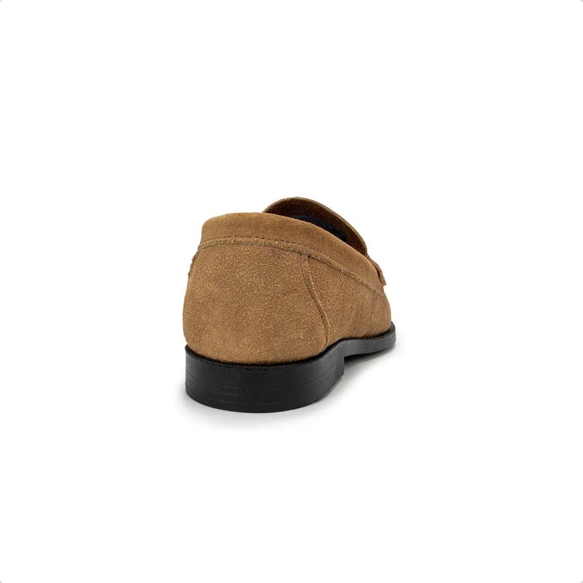 Mocassim de Couro Democrata Feminino Cora 630101 Marrom 4