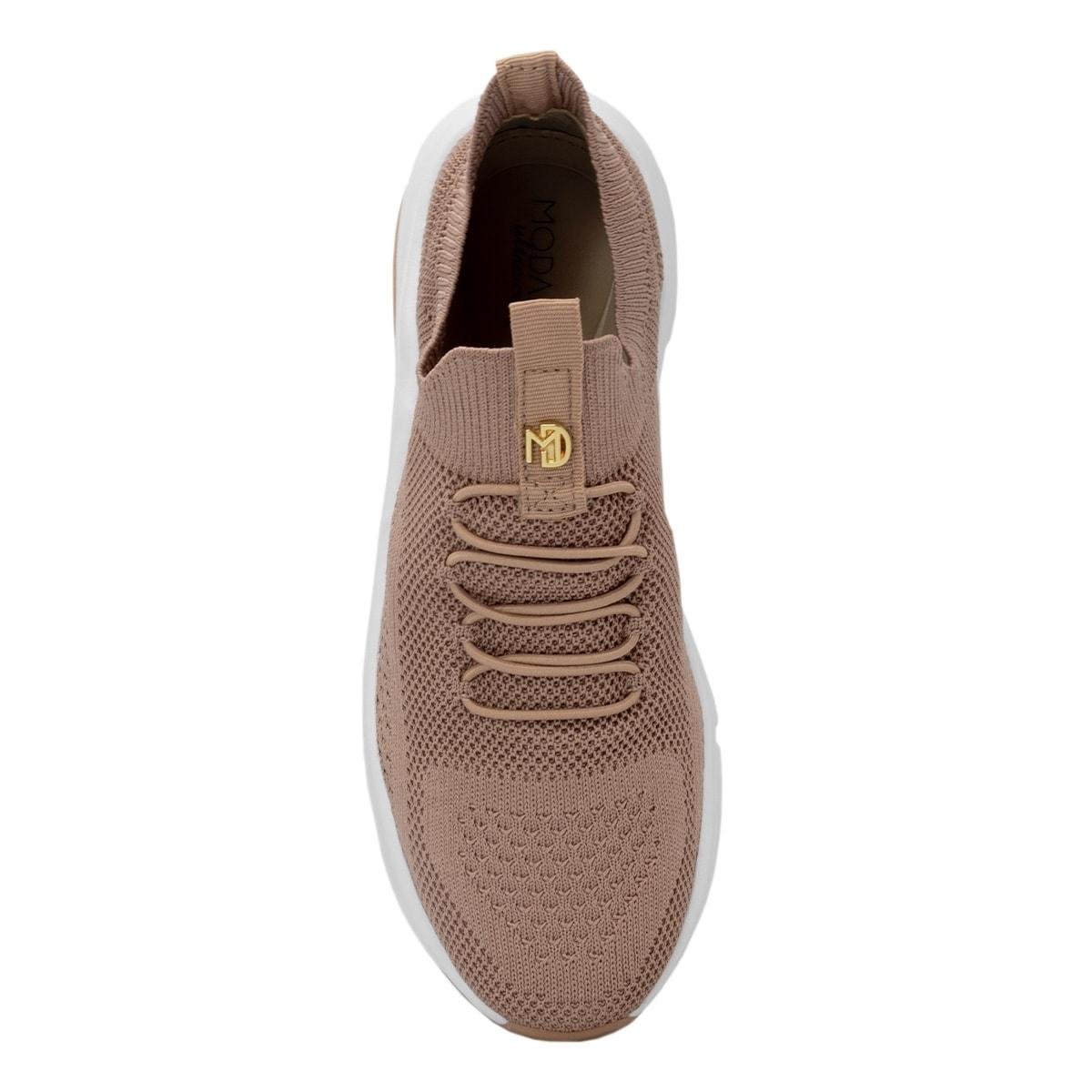Tênis Modare Feminino London Calce Fácil 7401.105 Nude 3
