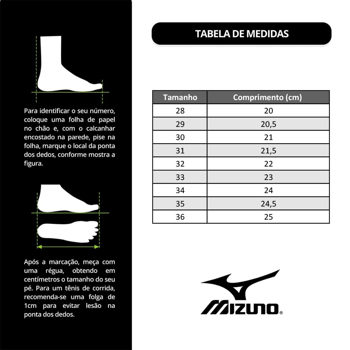 Tênis Mizuno Infantil Space 5 Corrida Areia 6