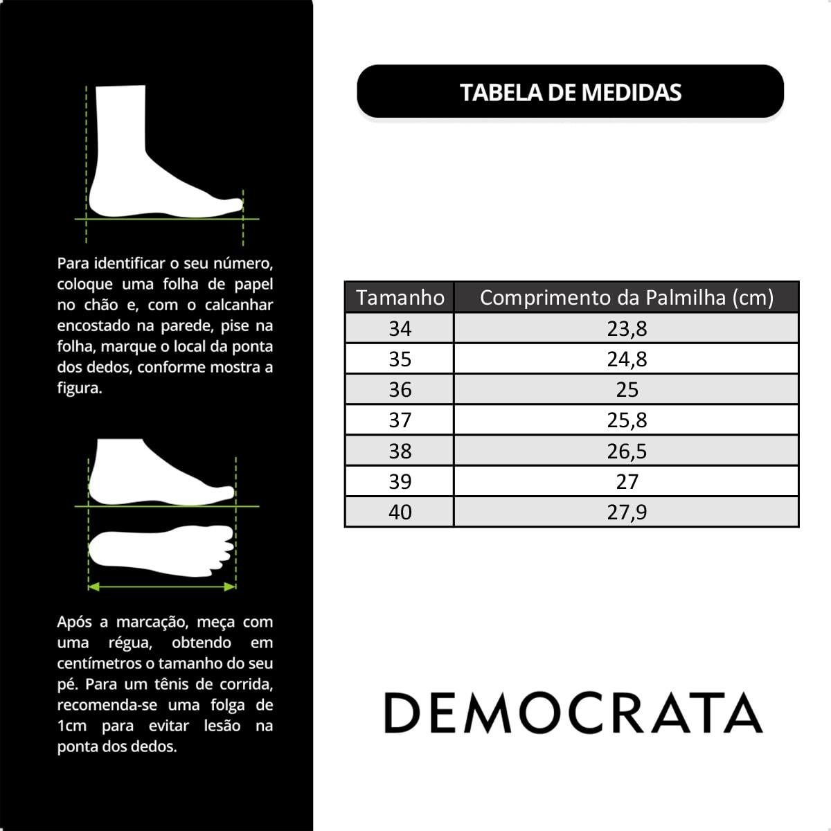 Tênis de Couro Democrata Feminino Olivia 657101 Branco/Prata 5