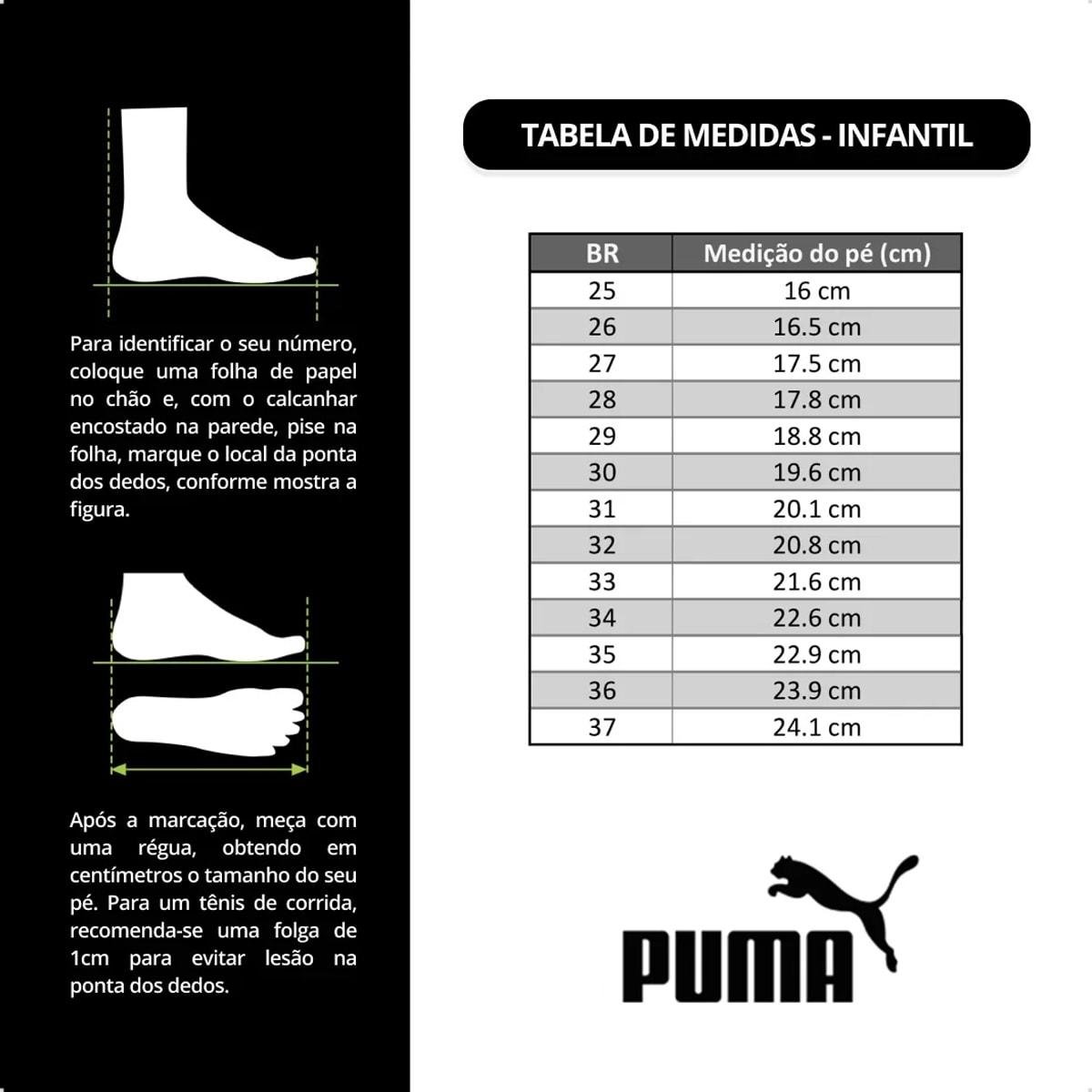 Chuteira Puma Society Future 9 Play Infantil Rosa/Azul 7